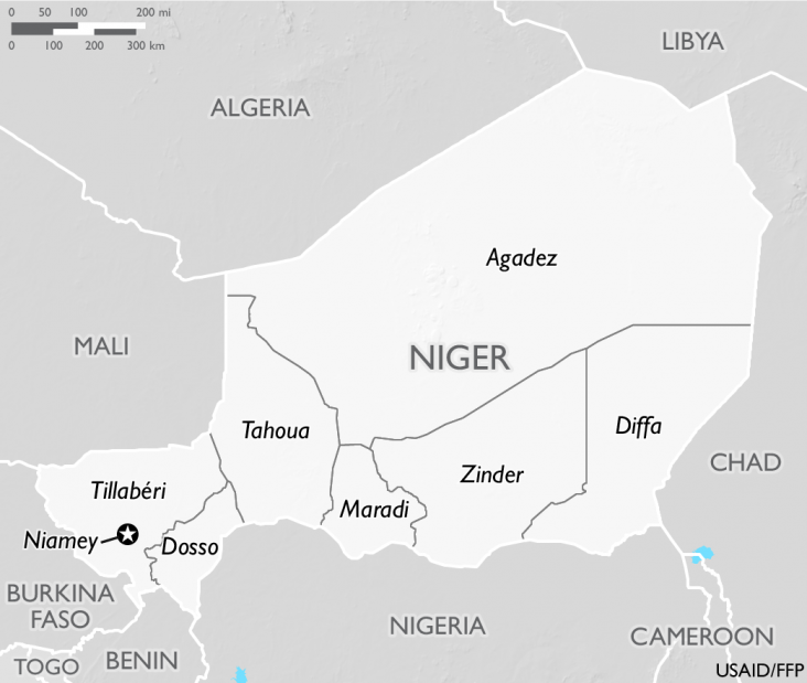 REPUBLIC OF THE NIGER - Location